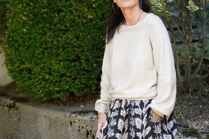 MAISON HOTEL cotton blouse "KERRY" off-white