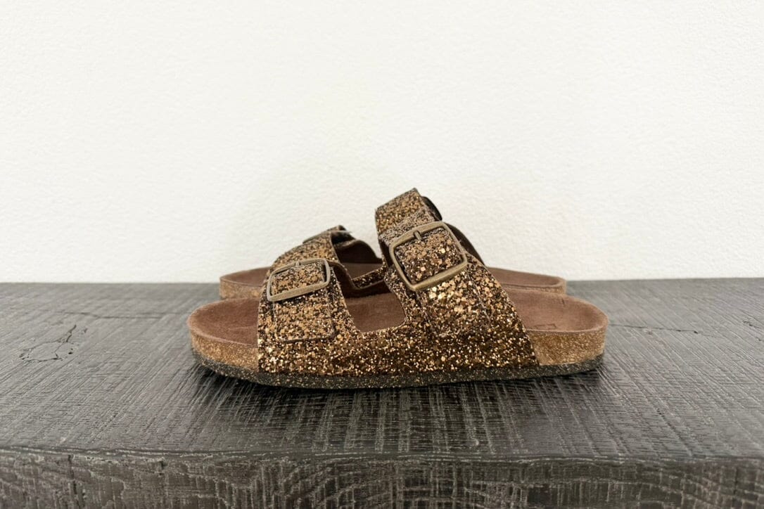 BOSABO Birkenstock "ISABEL" Glitter bronze