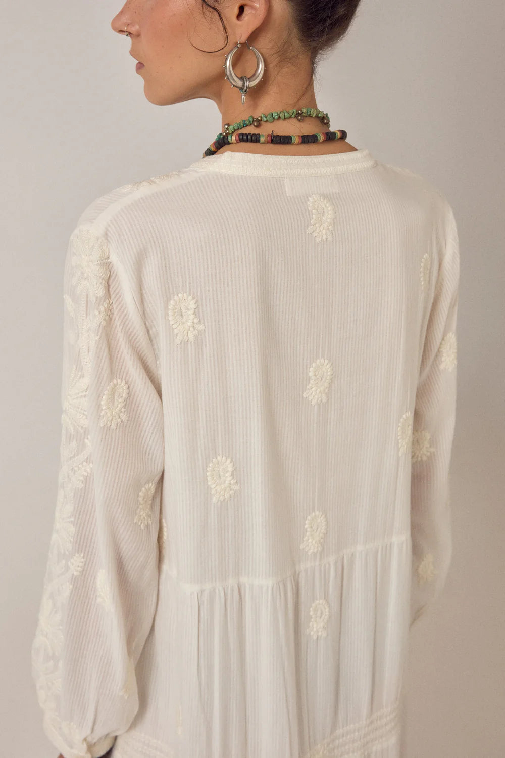 MAISON HOTEL Baumwollkleid "LALA" off-white