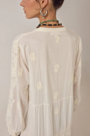 MAISON HOTEL Baumwollkleid "LALA" off-white