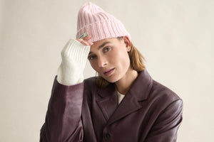 Wool Beanie "Onyx" by LE BONNET