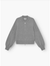 SOSUE Merinowool - Bomber "JOY" grau méliert