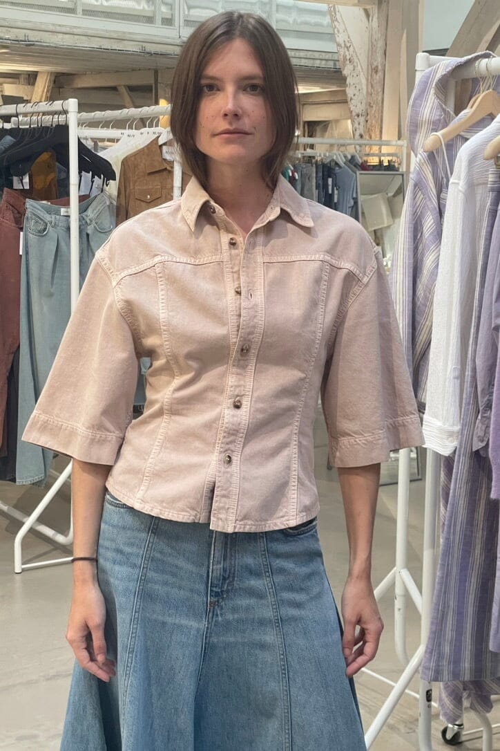 HAIKURE Wide Jeans "BETHANY" skin washed