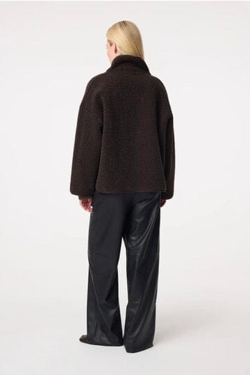 KNIT TED Teddyjacke "JILL" chocolat
