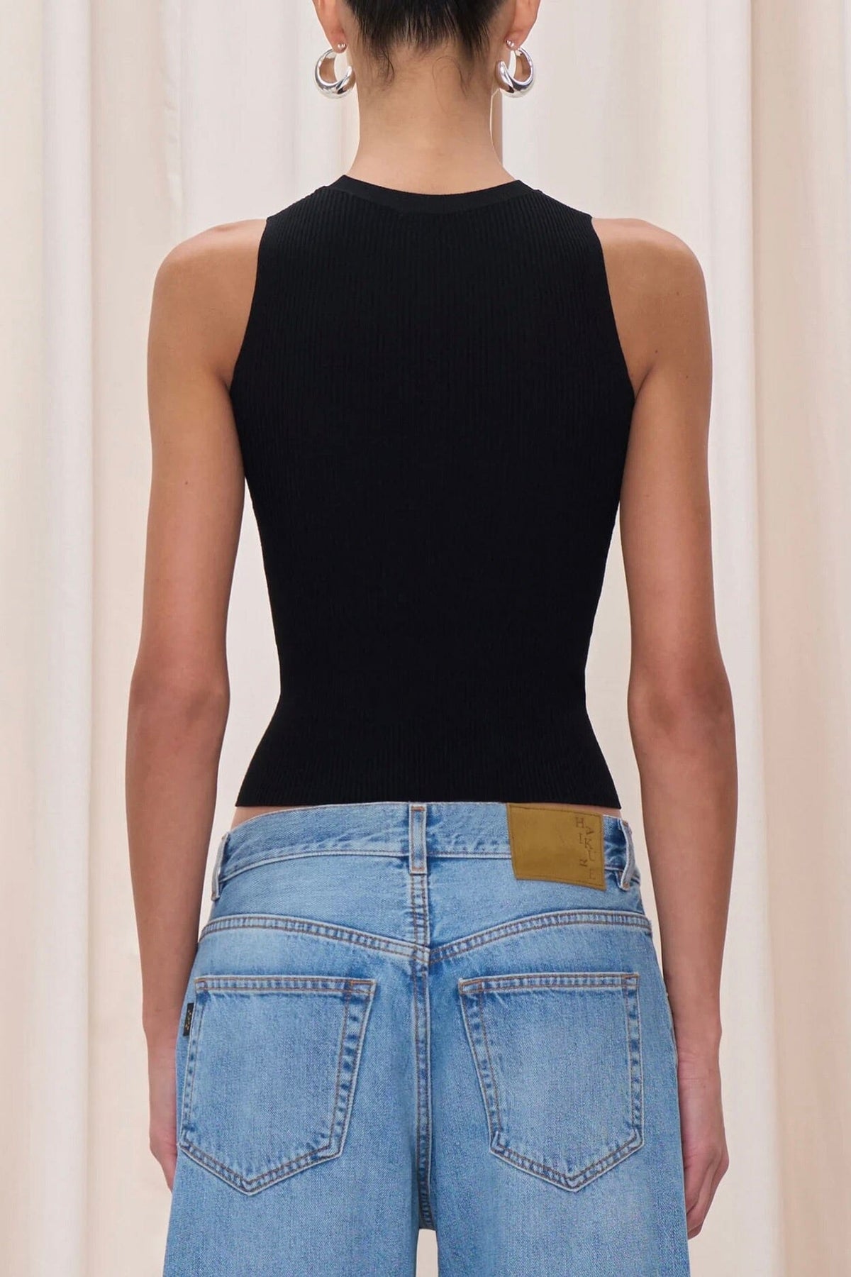 HAIKURE wide jeans "BONNIE" dive blue wash