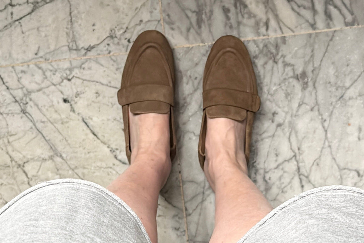 RABENS SALONER Wildlederslipper "YANA" doe