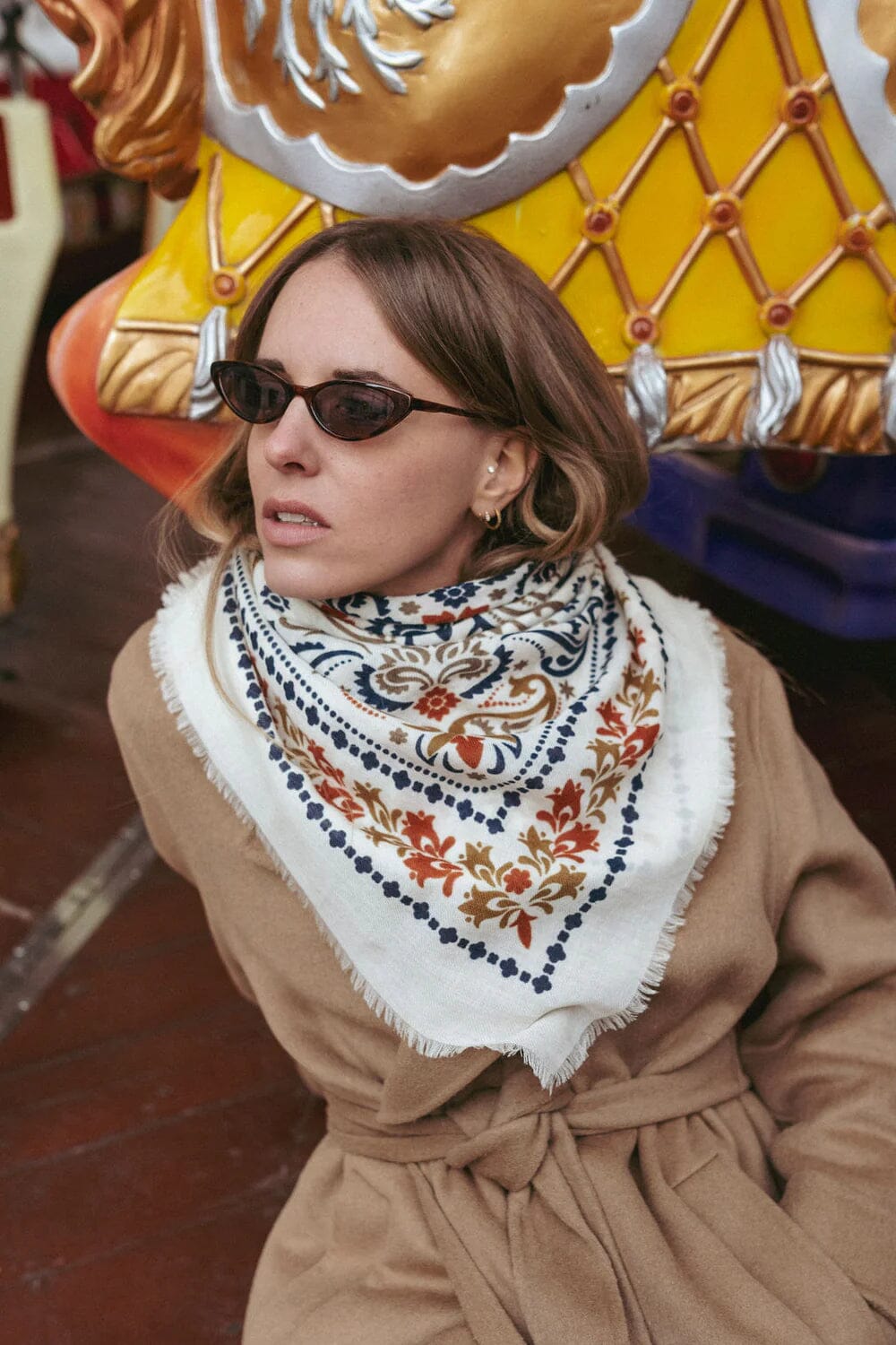 MAISON LECOMTE FLAMANT Wool/Cashmere "Scarf" bilbao