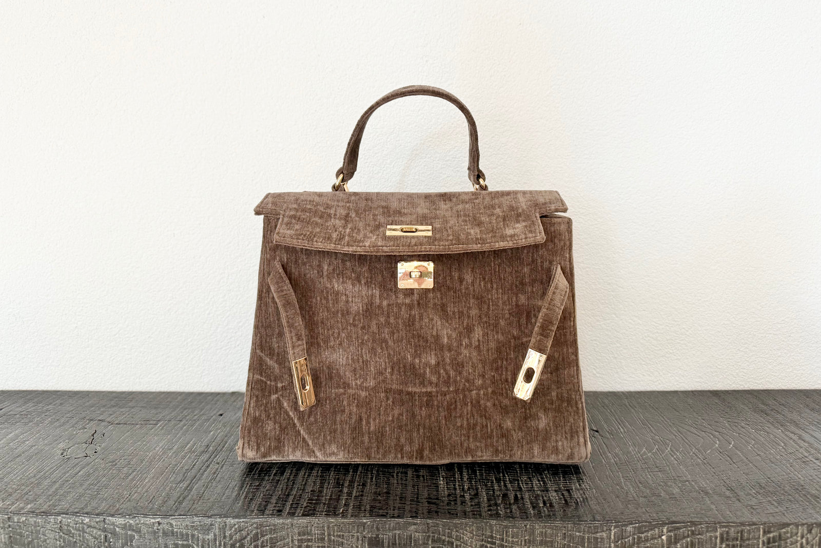 Choice by Réjane Rosenberger Kellytasche "LBE" brown velvet