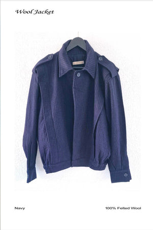 CLARAMONTE Woolbomber "MAINA" navy