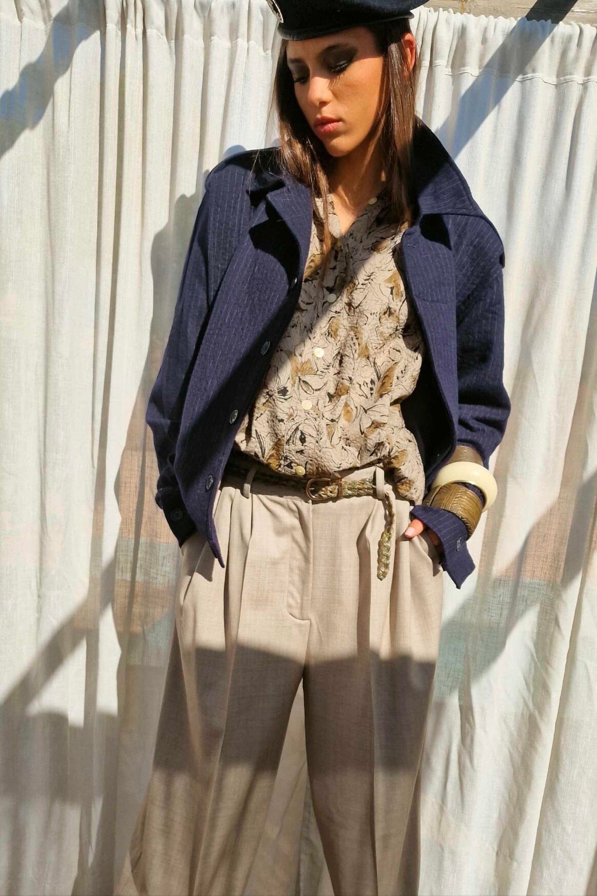 CLARAMONTE Woolbomber "MAINA" navy