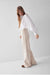 SOSUE Baumwollbluse "Antonia" slim weiss
