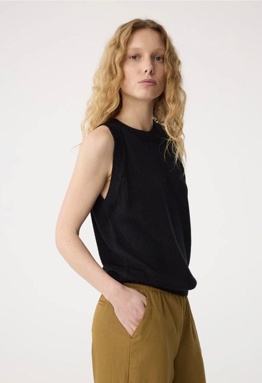 KNIT TED Pullunder Stricktop "DOLLY" schwarz