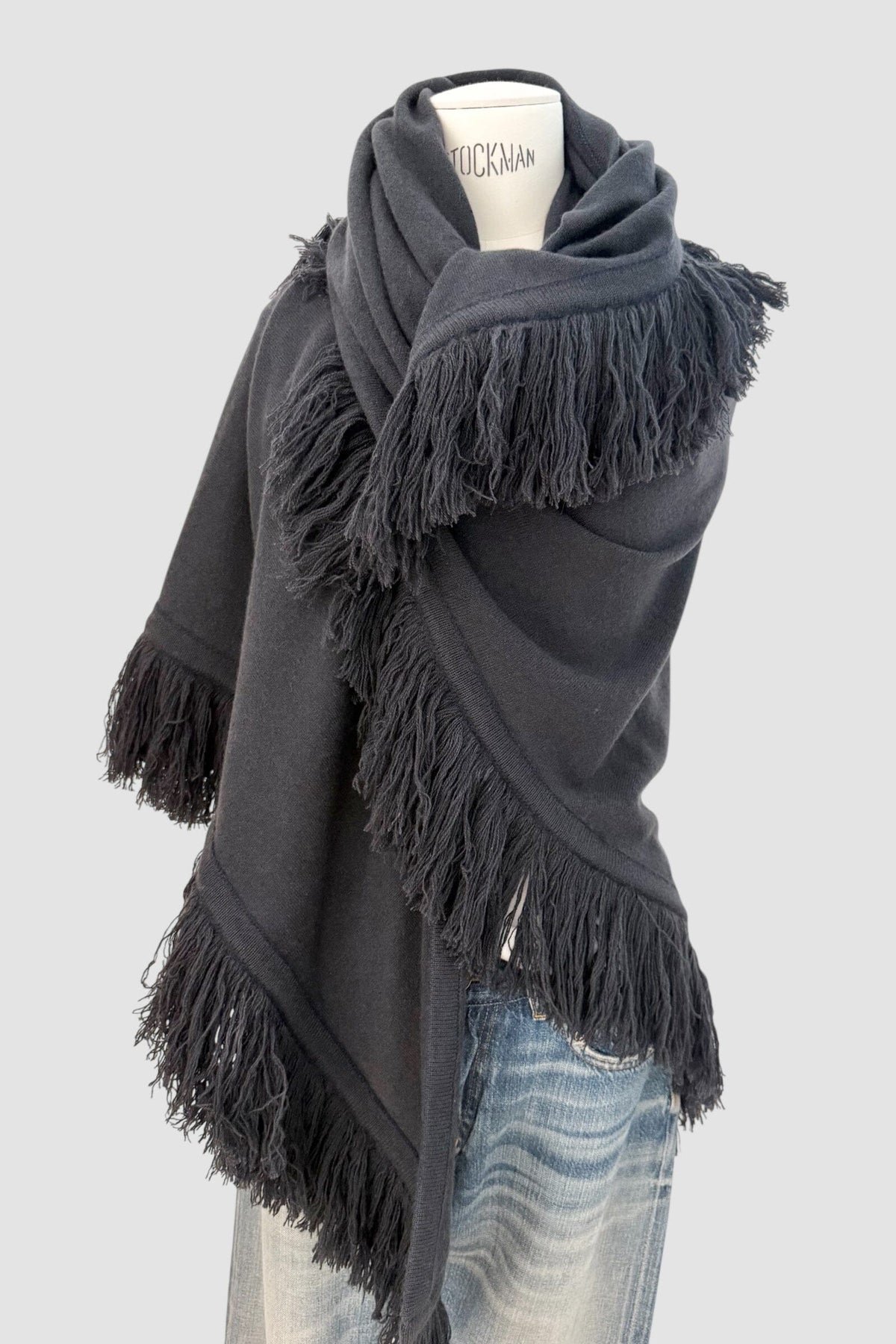Choice by Réjane Rosenberger Cashmere Poncho black
