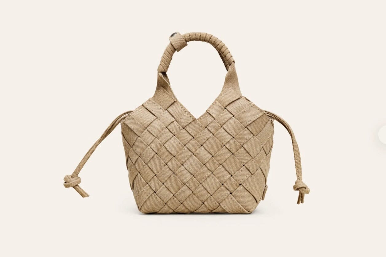 CALAJADE Leather shopper "MISU" MINI - black