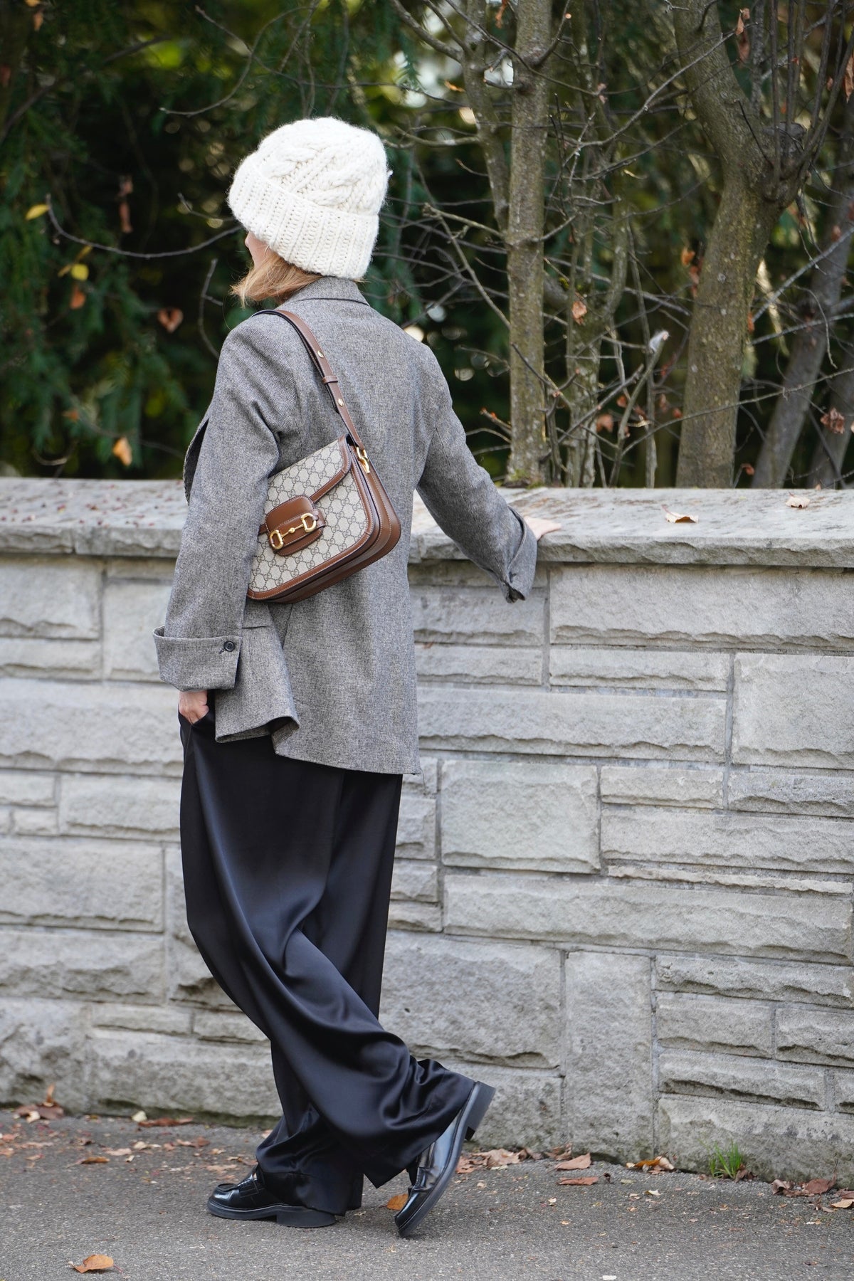 DEA KUDIBAL silk trousers "MARGO" black