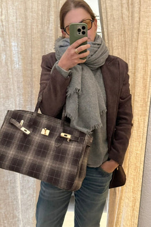 Choice by Réjane Rosenberger Cashmere Poncho light camel