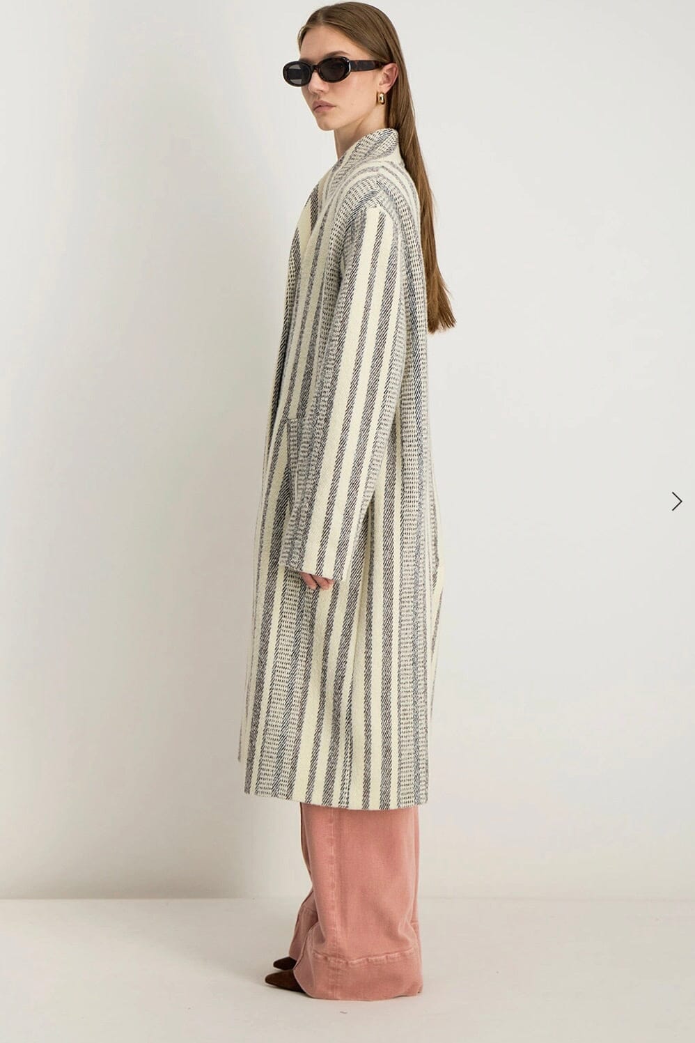 STELLA FOREST Wollmantel "FELIE" stripe