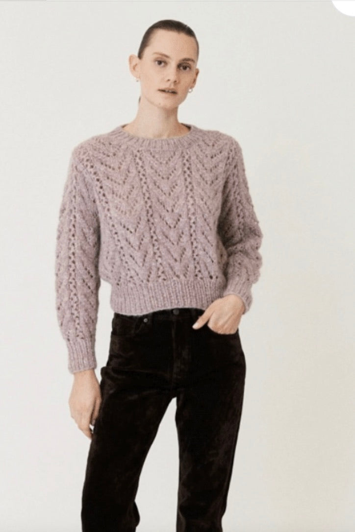 MAIAMI short sleeve cardigan "ALPACA" beige