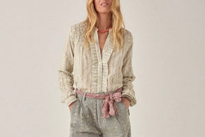 MAISON HOTEL cotton blouse "KERRY" off-white