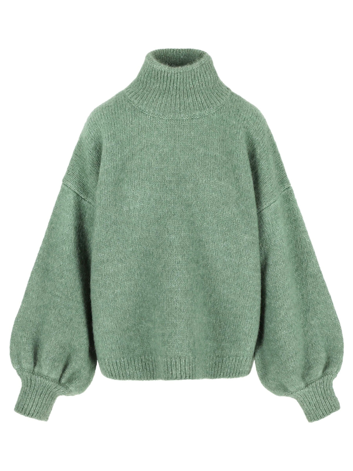I LOVE MR MITTENS Chunky Wool "NAOMI" Sweater sage