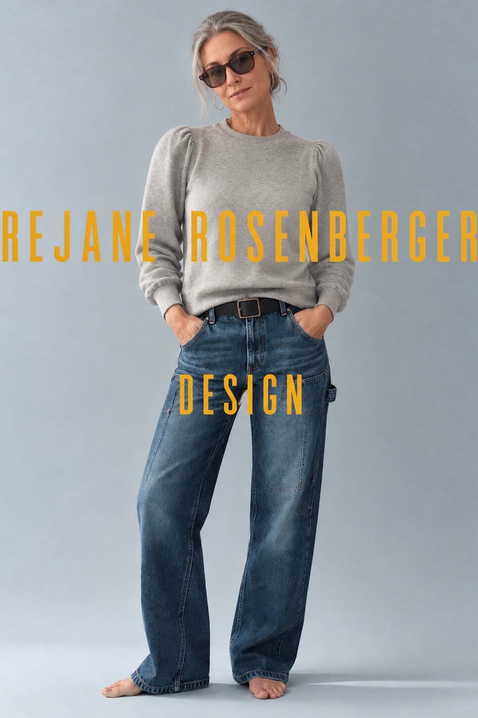 Choice by Réjane Rosenberger Wool/Cashmere Pullover "IRIS" grey