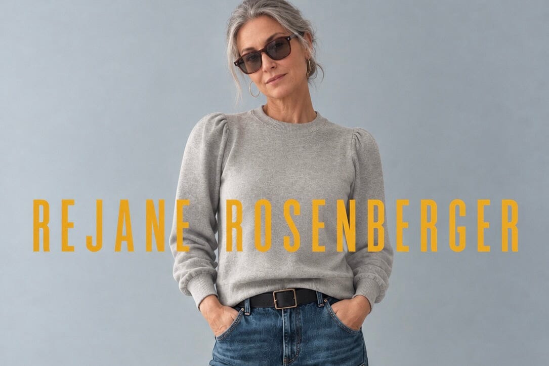 Choice by Réjane Rosenberger Wool/Cashmere Pullover "IRIS" grey