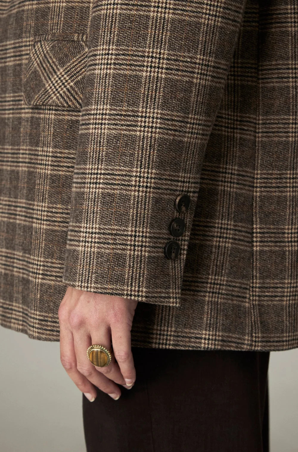 MAISON HOTEL wool mix blazer "LUCIEN" night navy