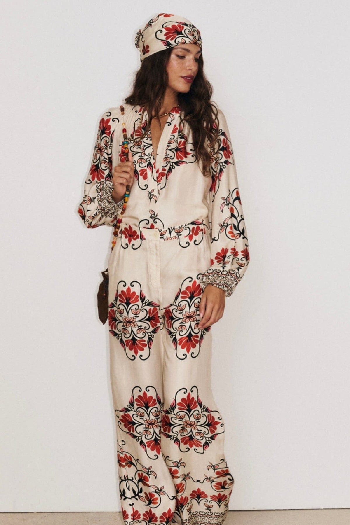 STELLA FOREST cotton blouse "ISOLDE" off-white