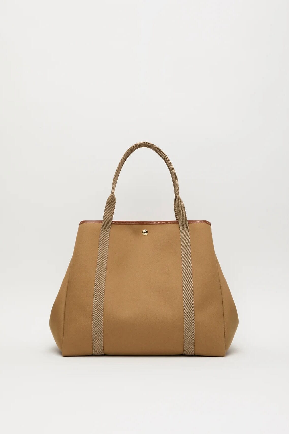 Cotton bag "Palais Royal" large camel stripe