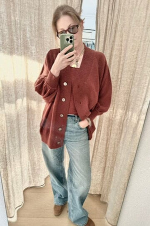 Choice by Réjane Rosenberger cashmere scarf antra (MS-222)