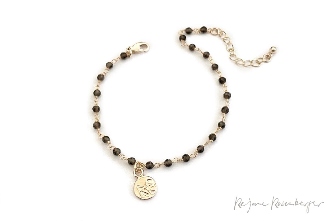 REJANE ROSENBERGER DESIGN Stein/Gold Armband "MY" div. Steine