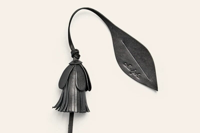 CALAJADE Leather shopper "MISU" MINI - black