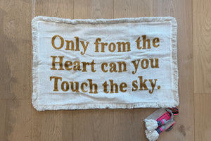 KARIEN BELLE Pashmina "POETRY" ecru