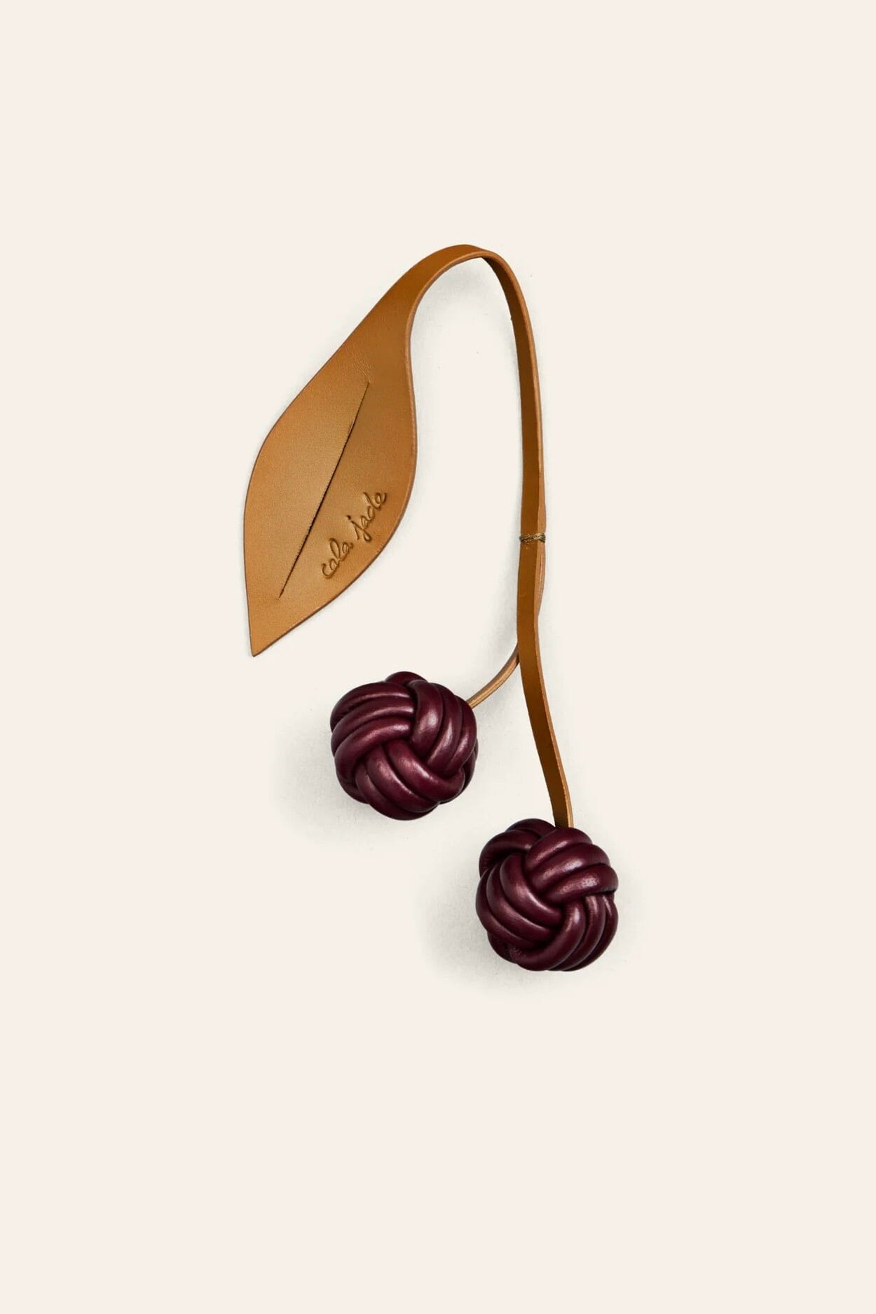 CALAJADE Leather shopper "MISU" MINI - black