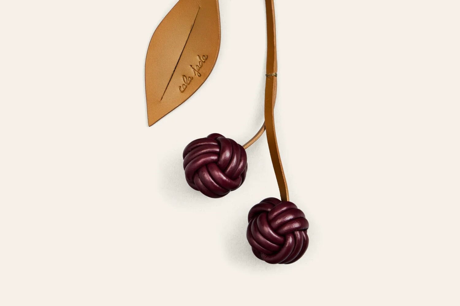 CALAJADE Leather shopper "MISU" MINI - black