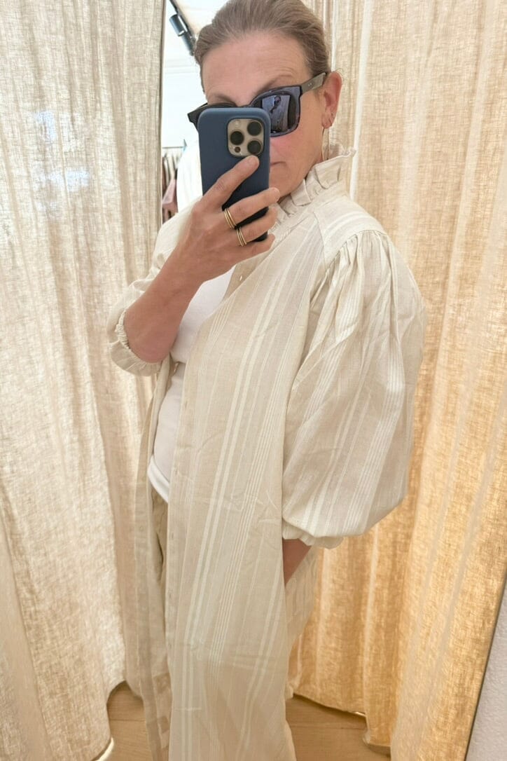 KARIEN BELLE Kimono Kleid "POETRY"off-white