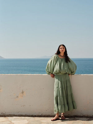 DEVOTION Baumwolljupe "SAGE" grün