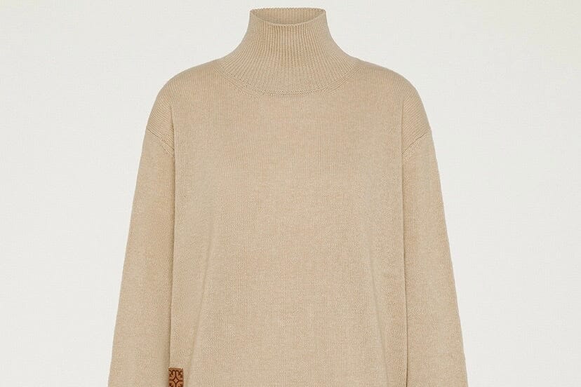 MOMONI Stricksweater "QUINCE" light camel