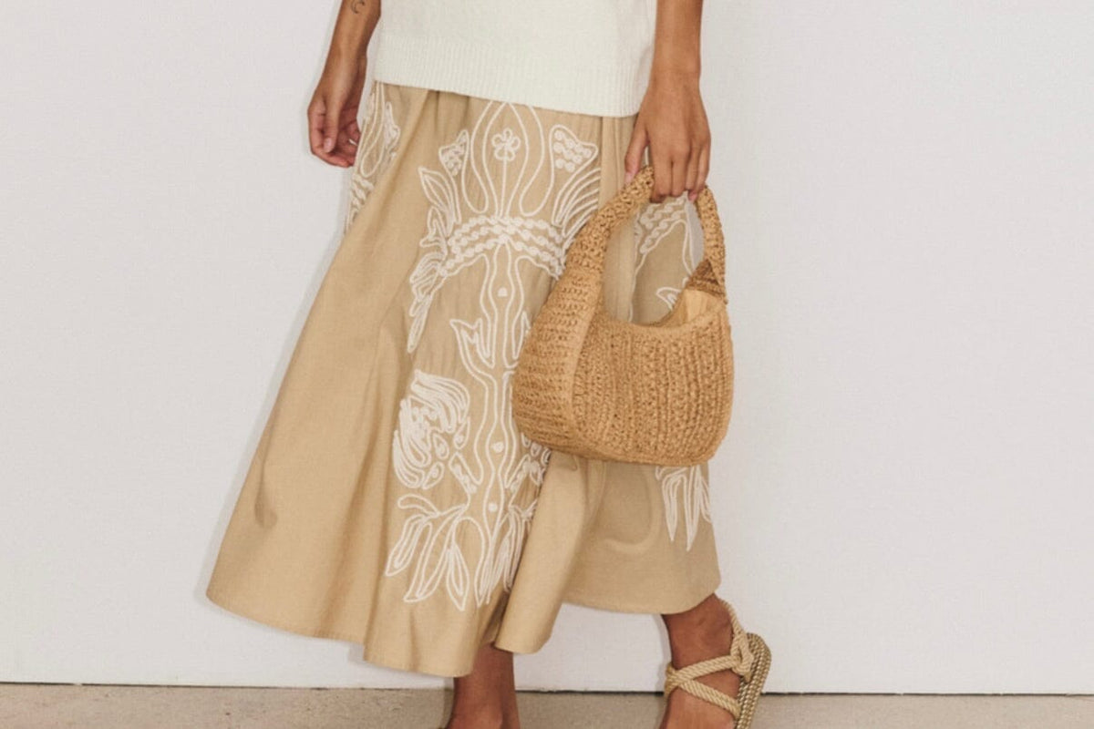 STELLA FOREST cotton blouse "ISOLDE" off-white