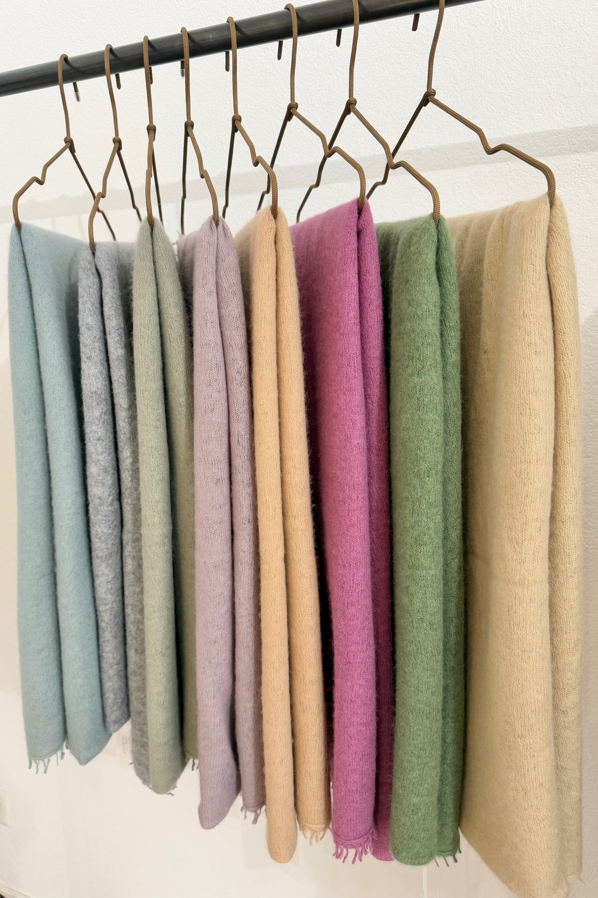 Choice by Réjane Rosenberger cashmere scarf gray méliert (MS-70027)