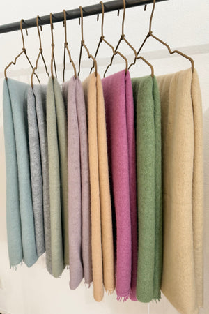 Choice by Réjane Rosenberger cashmere scarf gray méliert (MS-70027)