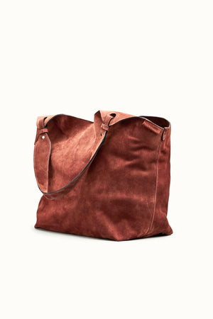 CALAJADE Leather shopper "MISU" L - black