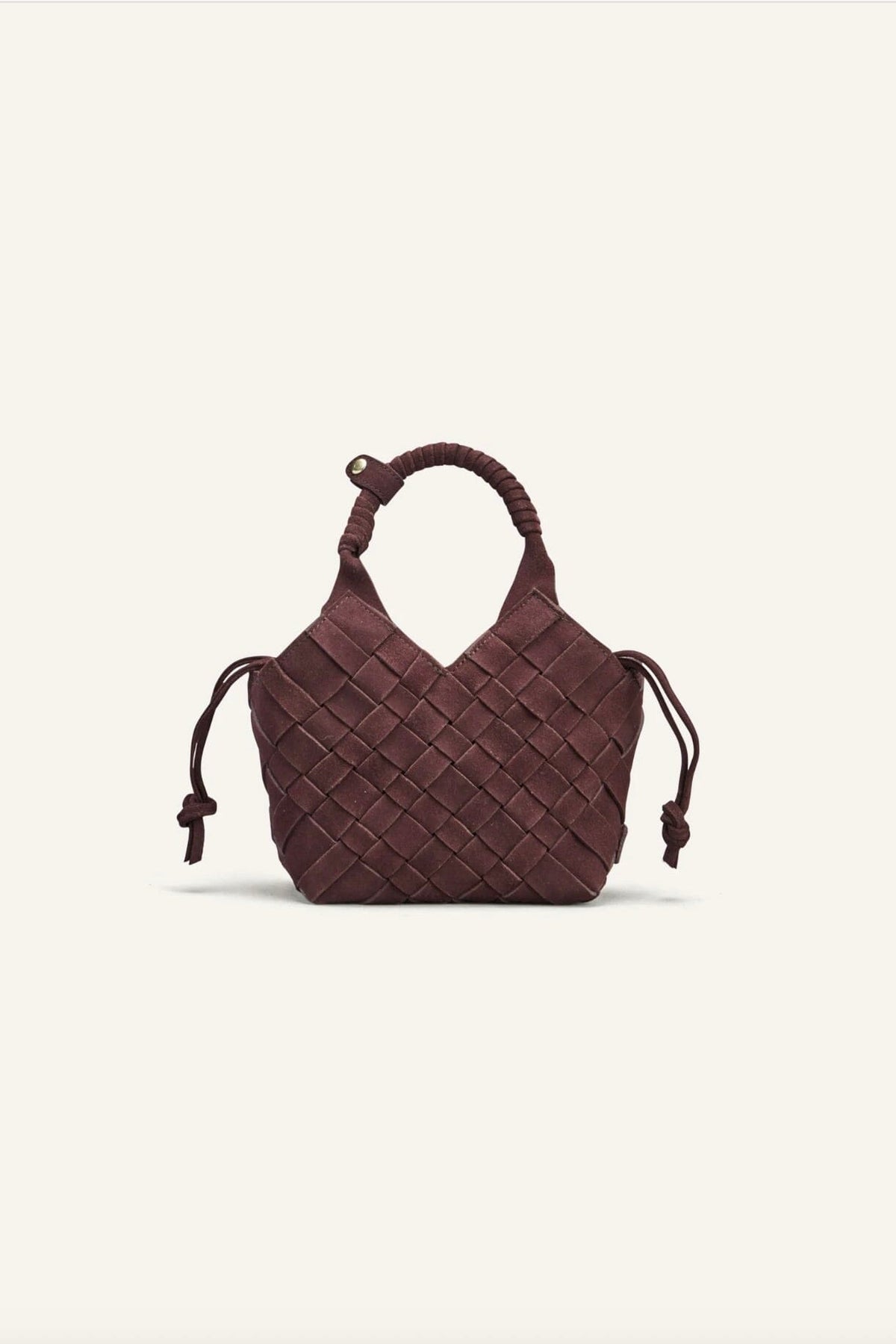 CALAJADE Wildledershopper "MISU" MINI  choco