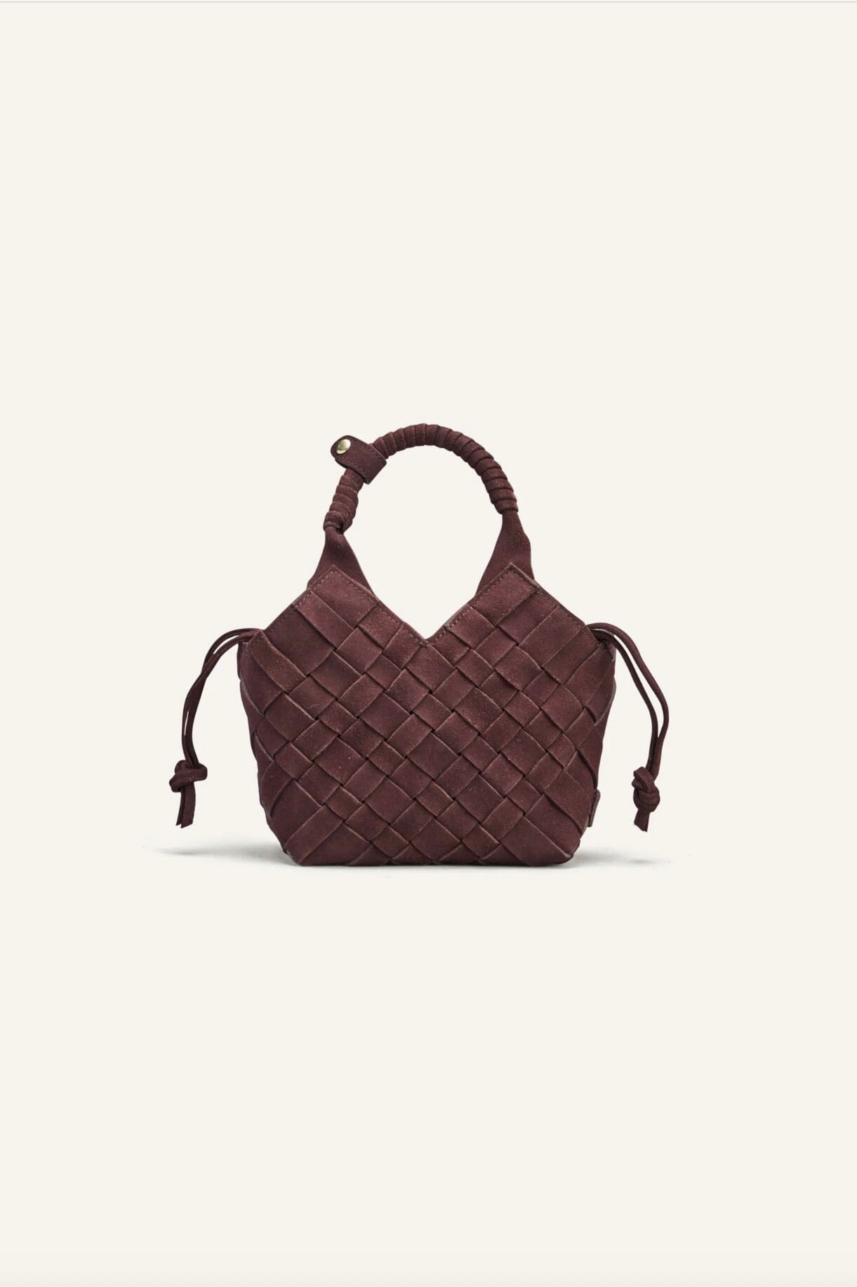 CALAJADE Wildledershopper "MISU" MINI  choco