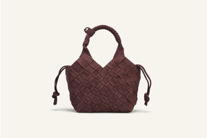 CALAJADE Wildledershopper "MISU" MINI  choco