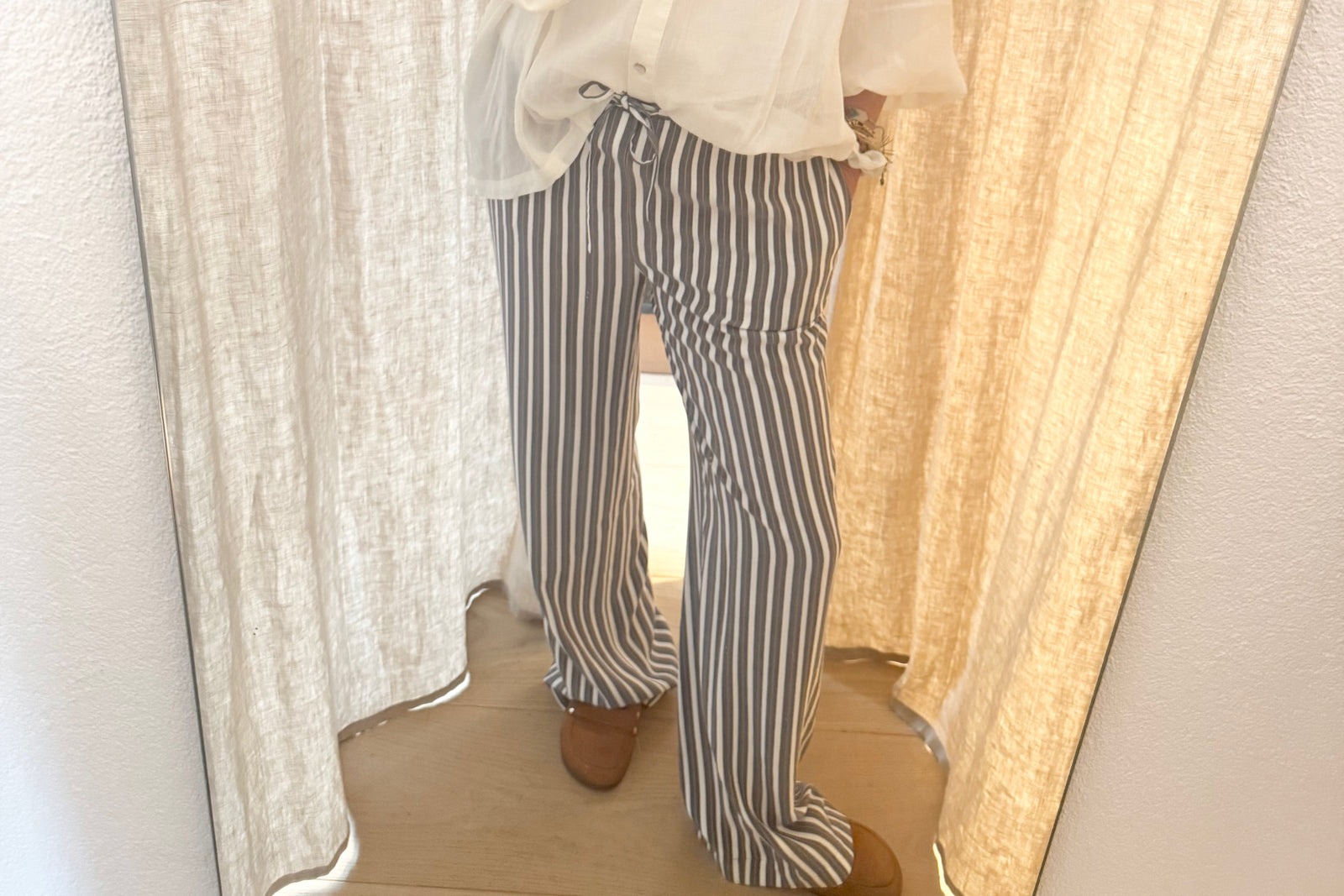 VANESSA BRUNO Baumwollhose "GLIFF" stripe