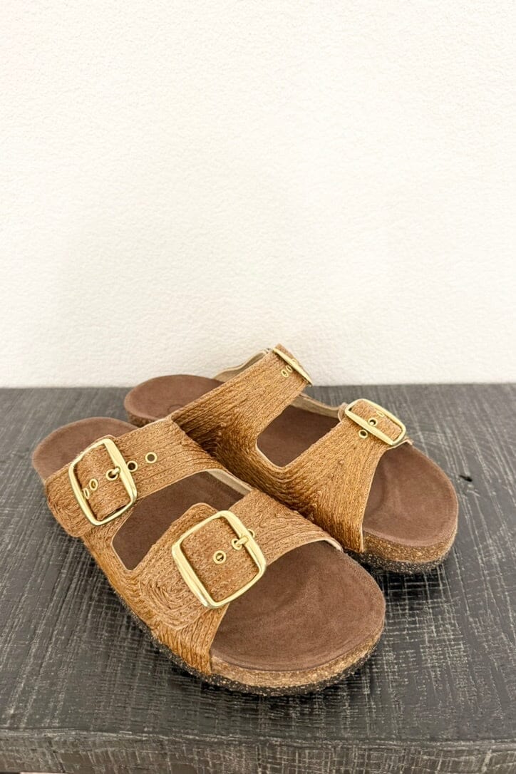 BOSABO Birkenstock "ISABEL" Raffia cinnamon