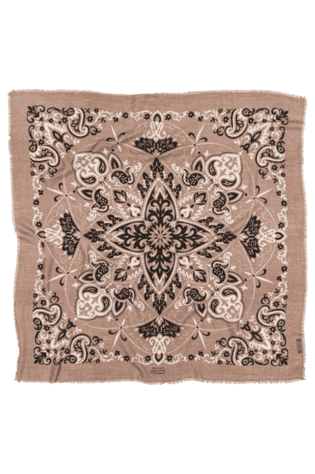 MAISON LECOMTE FLAMANT Wool/Cashmere "Scarf" taupe