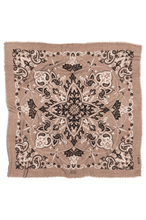 MAISON LECOMTE FLAMANT Wool/Cashmere "Scarf" taupe