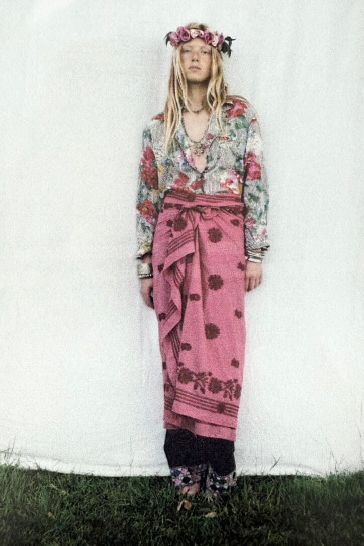 MAISON HOTEL Baumwollpareo "SAMBA" framboise